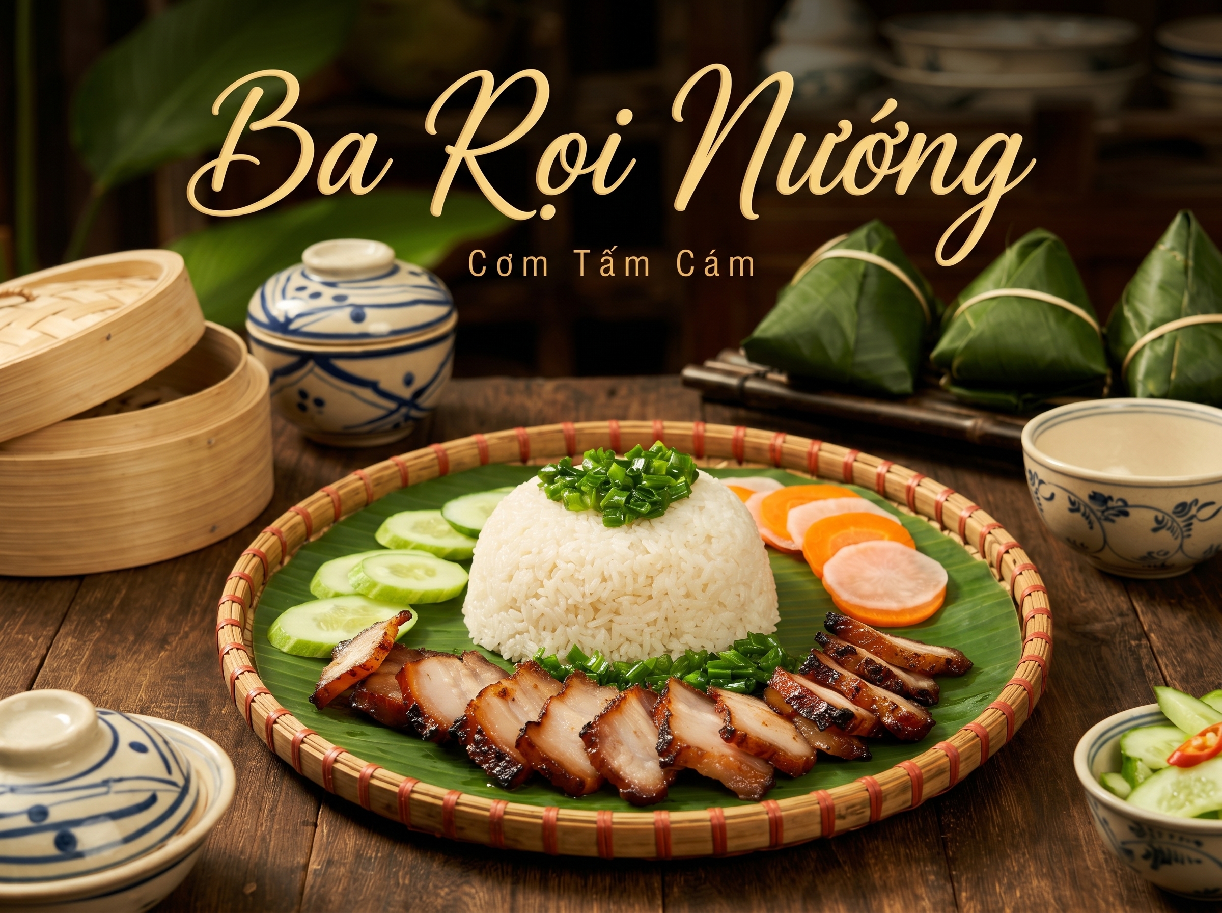 Ba Rọi Nướng - Cơm Tấm Cám